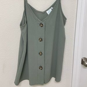 Button Tank Top